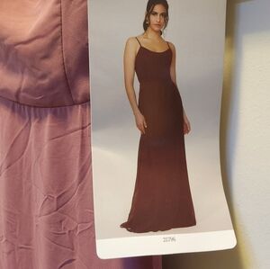 New Evening Dress by Mori Lee Bridesmaids Collection 21796 - Rosewood Size 6